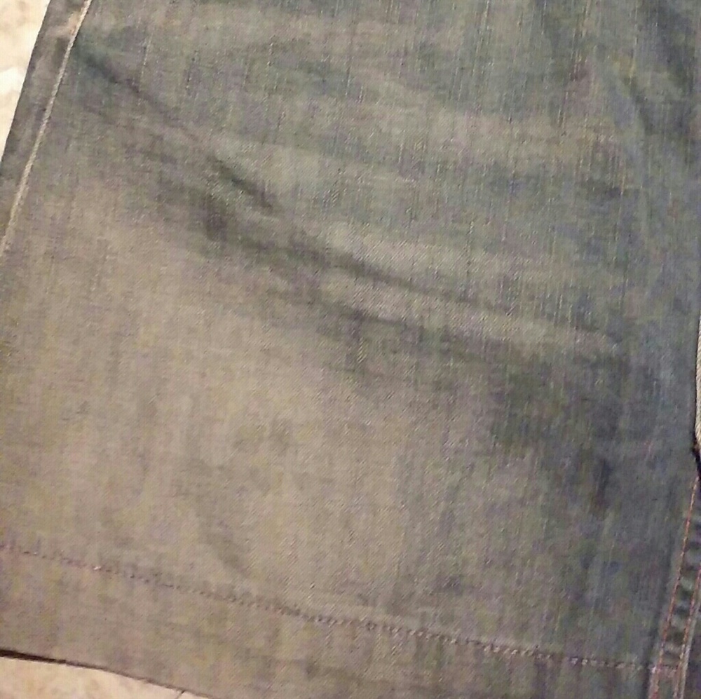 7 for All Mankind denim skirt - Picture 3 of 7